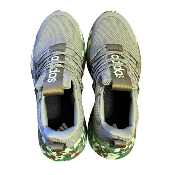 Adidas Lite Racer Adapt 5.0 Slip-On Shoes • Big Kids Size 5.5 • Camo Sole - Picture 7 of 9